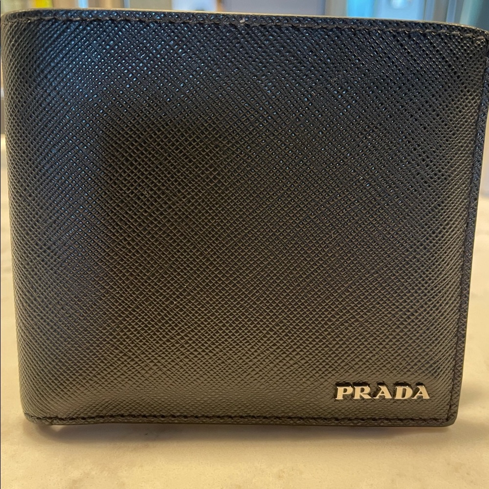Prada Saffiano billfold wallet